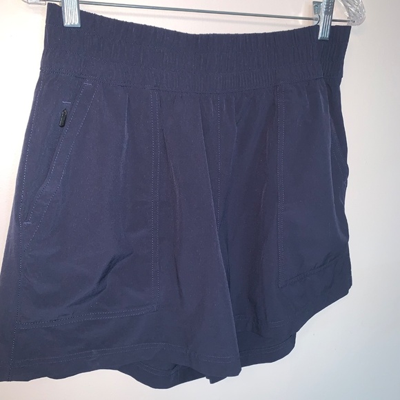 Athlete Navy Blue High Rise Athletic Running Shorts M - Picture 8 of 8